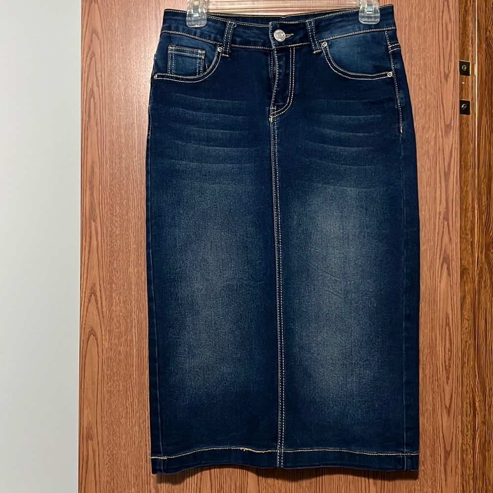 BeGirl Midi Denim Skirt